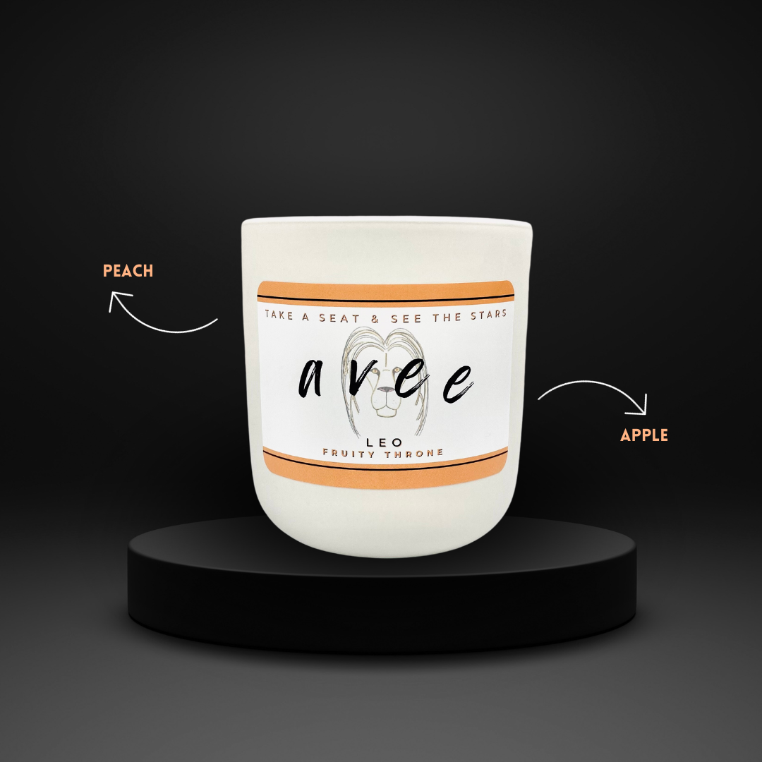 Leo avee ceramic candle