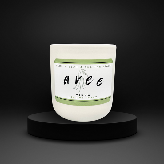 Virgo avee ceramic candle