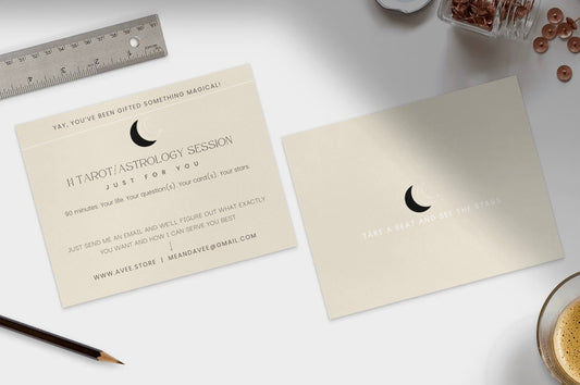 Tarot/Astrology Full Session Gift Certificate